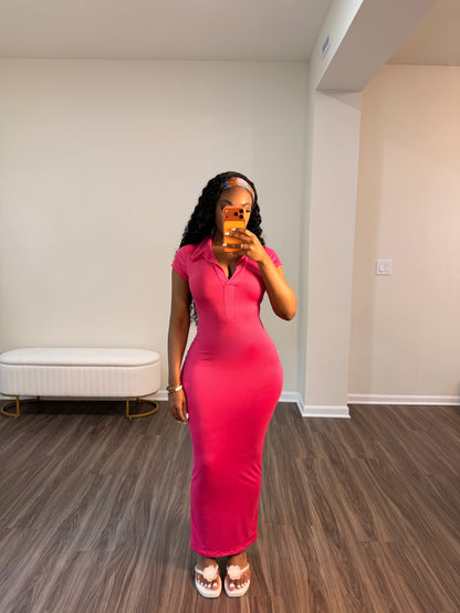SunKiss Maxi Dress w/ Matching Headscarf