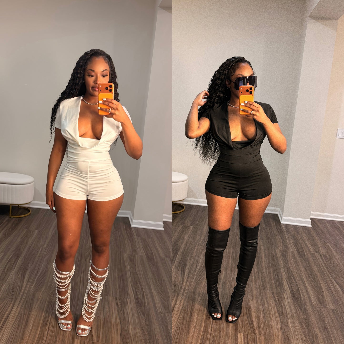Melt Down Romper- 2 colors