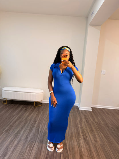 SunKiss Maxi Dress w/ Matching Headscarf